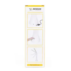 Benson Bureaulamp - LED - verstelbaar - incl. USB - 7,5 x 25 cm