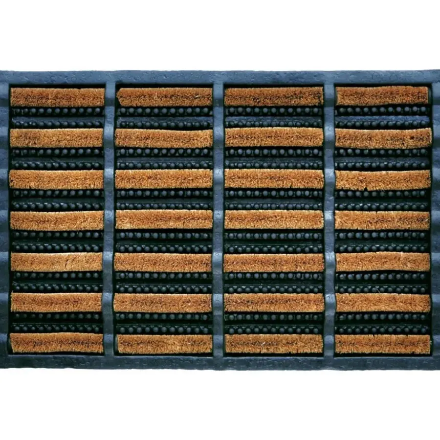 Benson Deurmat - rubber met kokos borstels - 40 x 60 cm - buiten