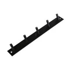 Benson Wand kapstok - 5 haken - RVS - 32 cm - ruimtebesparend