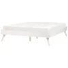 Twijfelaars-Beliani BERRIC - Tweepersoonsbed - Wit - 140 x 200 cm - MDF