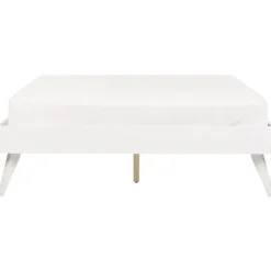 Twijfelaars-Beliani BERRIC - Tweepersoonsbed - Wit - 140 x 200 cm - MDF