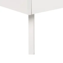 Twijfelaars-Beliani BERRIC - Tweepersoonsbed - Wit - 140 x 200 cm - MDF