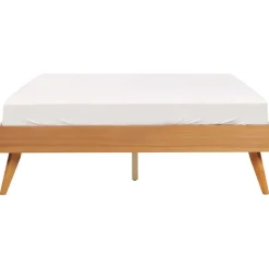 Beliani BERRIC - Tweepersoonsbed - Lichthout - 140 x 200 cm - MDF