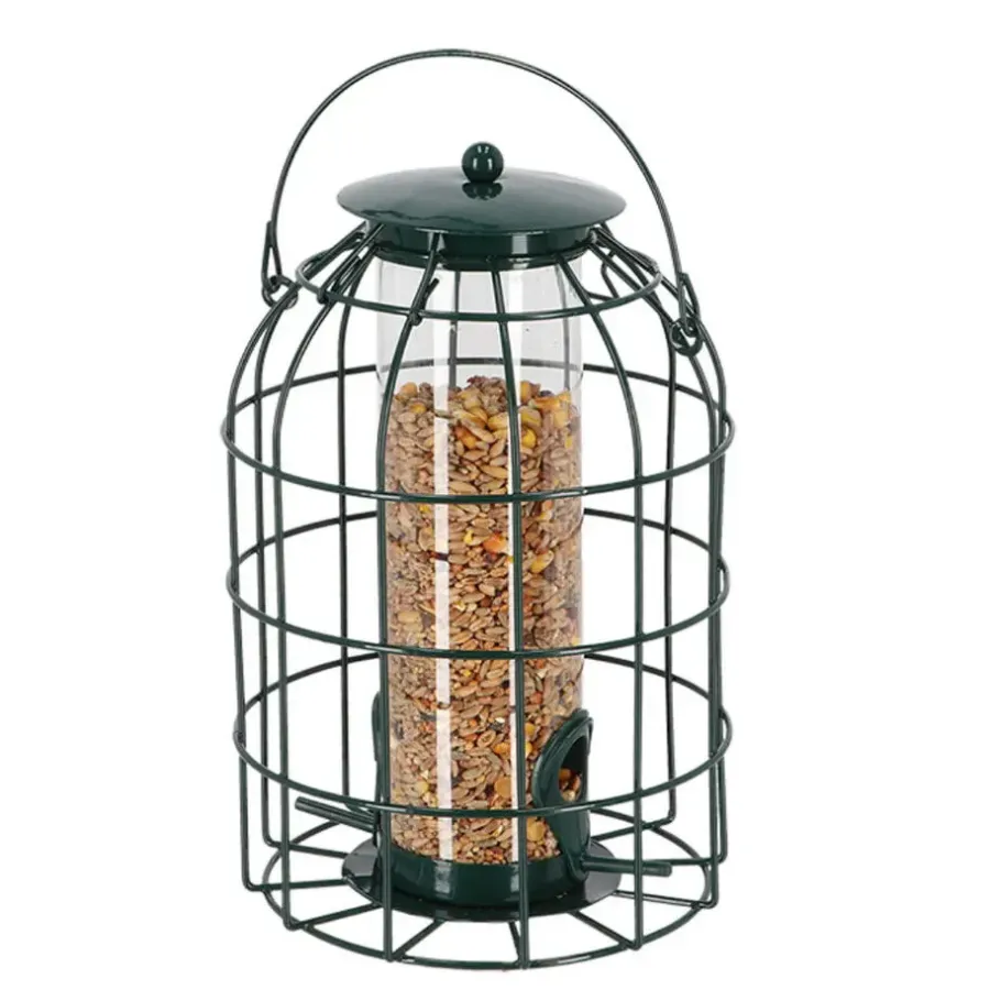 Best for Birds Selectieve zaadsilo Mees - staal - 16 x 24 cm