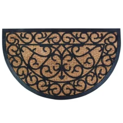Best for Boots Deurmat - halfrond - kokos en rubber - 75 x 45 cm