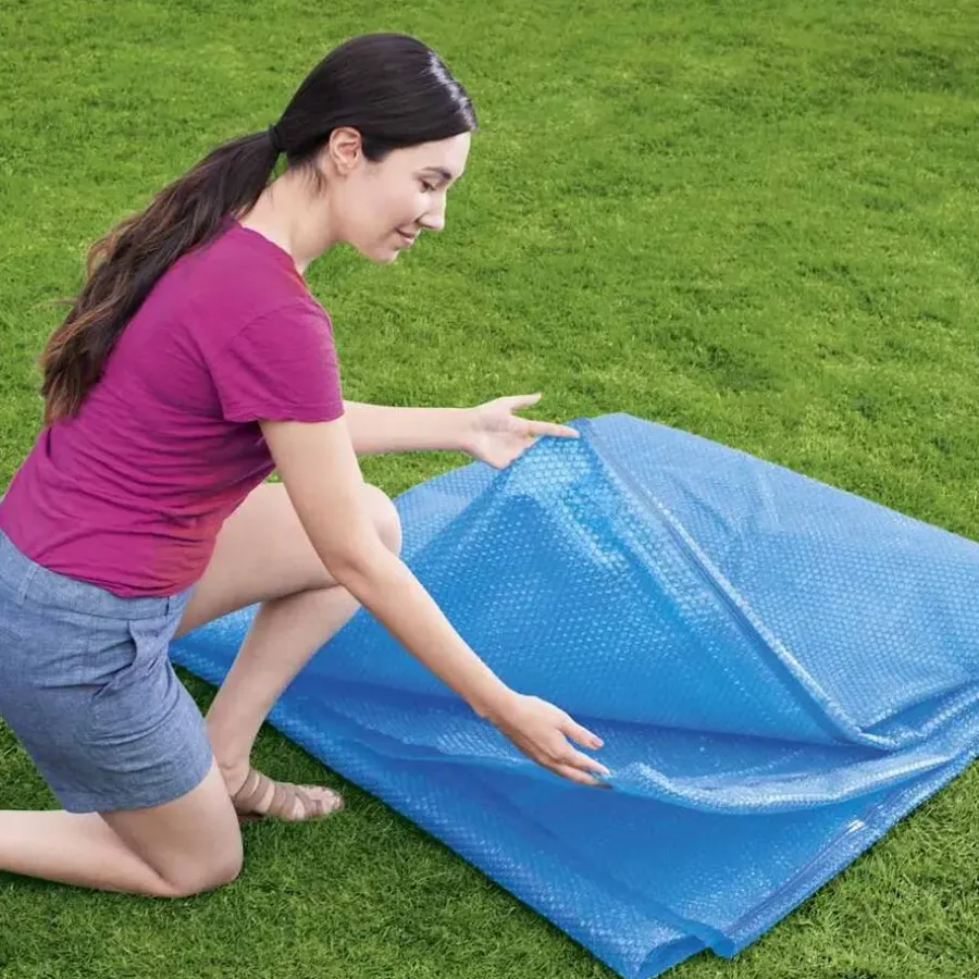 Zwembaden En Accessoires-Bestway - Solarzwembadhoes - Blauw - Polyetheen - 427 cm