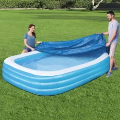Bestway - Zwembadhoes - Blauw - Polyetheen - 305 x 183 x 56 cm
