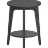 Merkloos Bijzettafel - Nachtkastje - Kleine Salontafel - Zwart - 50x40x40 cm - Banktafel