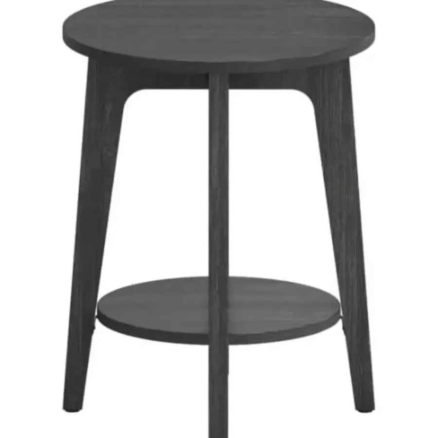 Merkloos Bijzettafel - Nachtkastje - Kleine Salontafel - Zwart - 50x40x40 cm - Banktafel