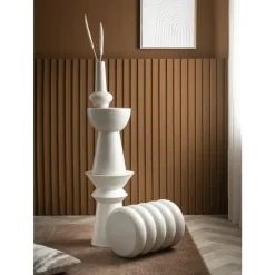 Leen Bakker Bijzettafel Barbella - beige - 45xØ33 cm