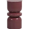 Leen Bakker Bijzettafel Barcelona - paars - 55xØ31 cm