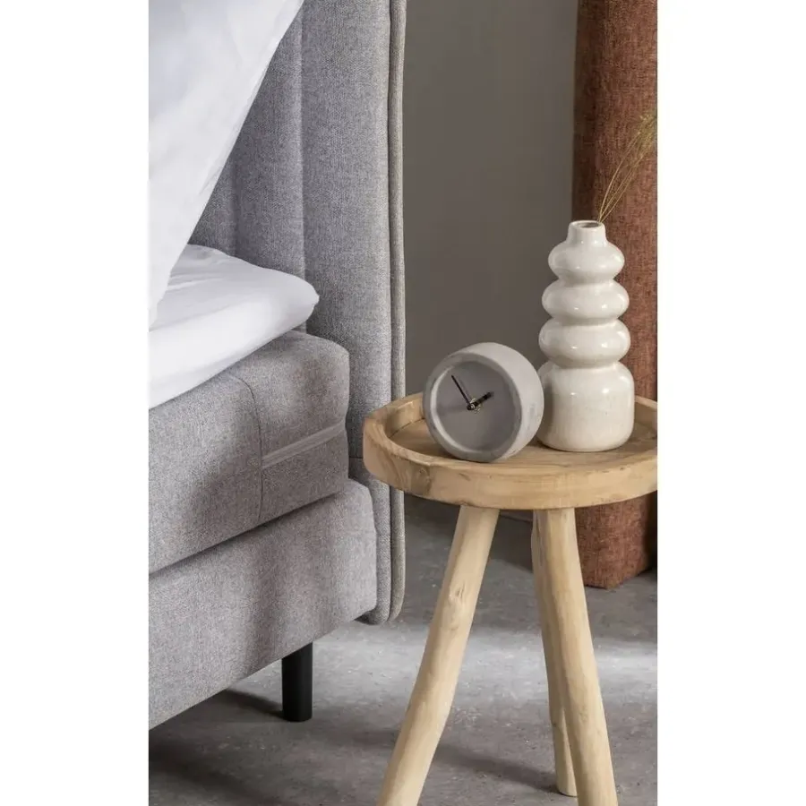 Leen Bakker Bijzettafel Damon - naturel - 50xØ35 cm