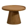 Bijzettafels-Leen Bakker Bijzettafel Donna - naturel - Ø50x33 cm