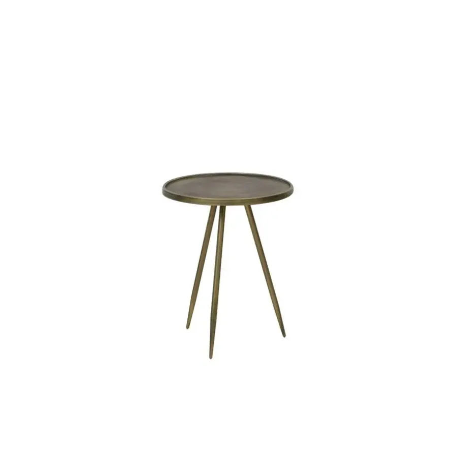 Light & Living Bijzettafel Envira - Antiek Goud - Ø39,5cm