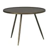 Bijzettafels-Leen Bakker Bijzettafel Gianni - goudkleurig - 45xØ60 cm