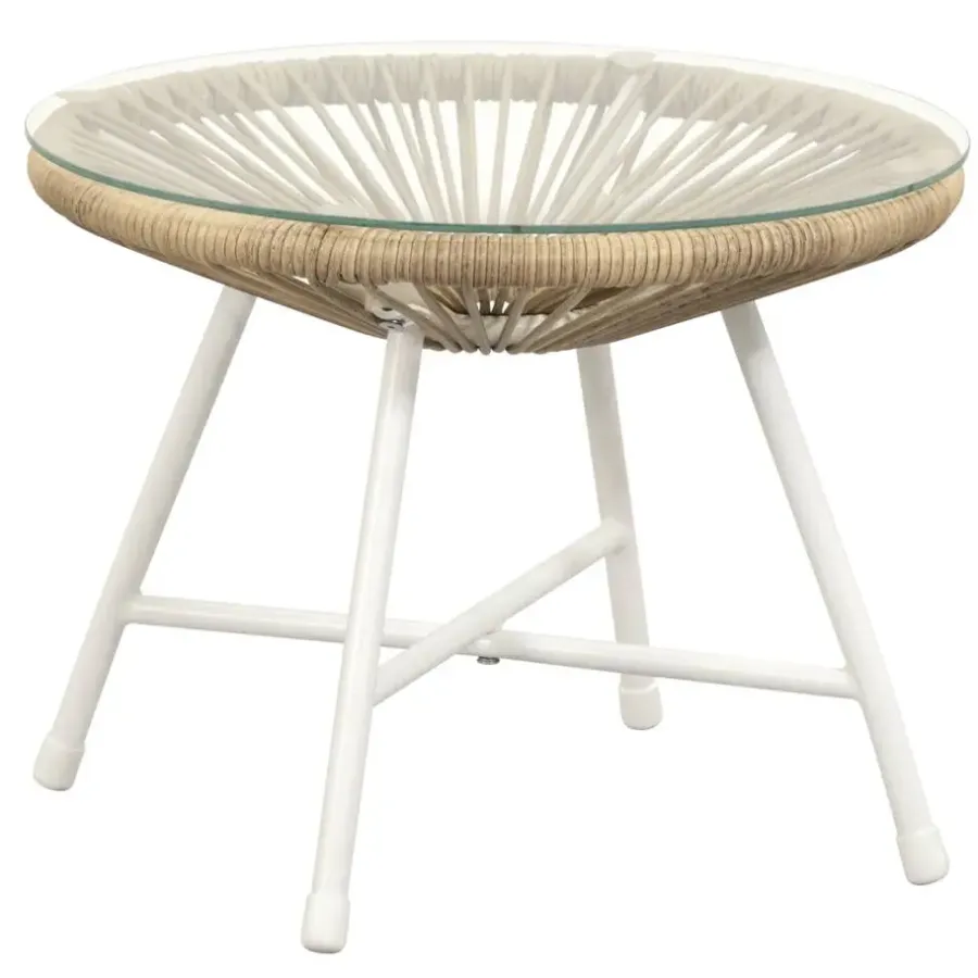 Leen Bakker Bijzettafel Grand - zand - 36xØ60 cm