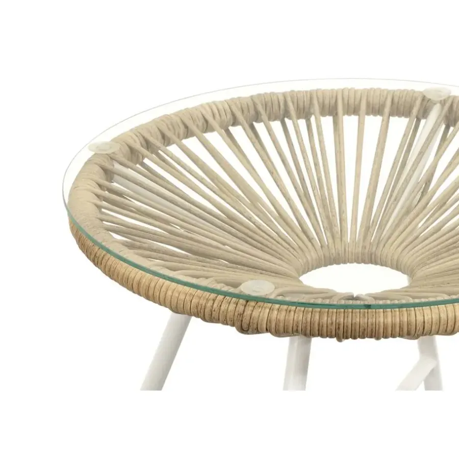 Leen Bakker Bijzettafel Grand - zand - 36xØ60 cm