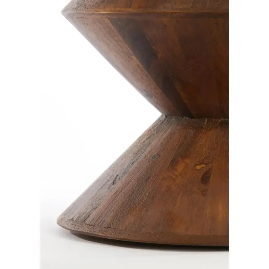 Light & Living Bijzettafel Larus - Hout - Ø40cm