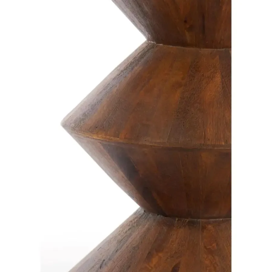 Light & Living Bijzettafel Larus - Hout - Ø40cm