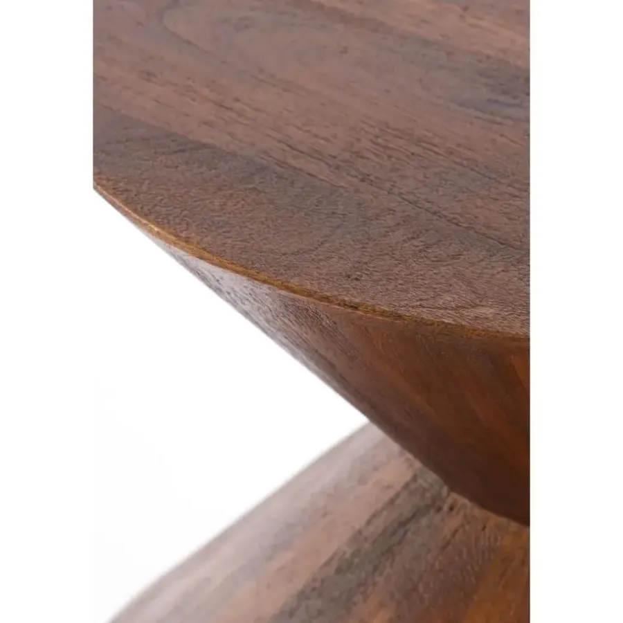 Light & Living Bijzettafel Larus - Hout - Ø40cm