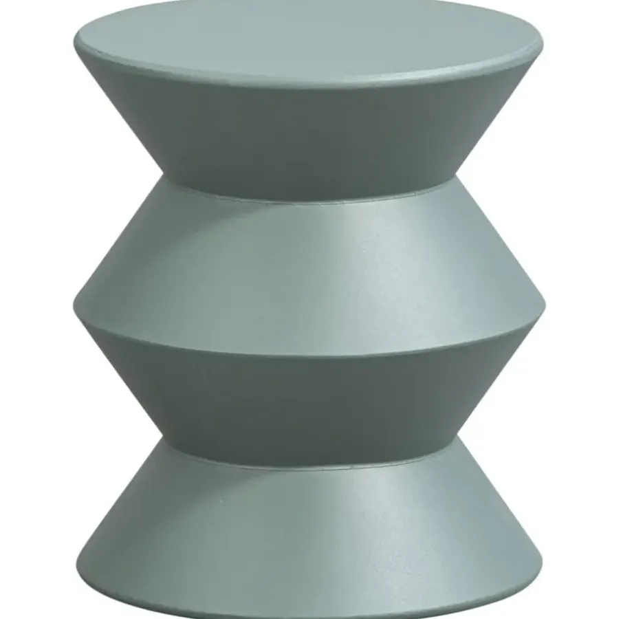 Leen Bakker Bijzettafel Malaga - groen - 36xØ30,5 cm