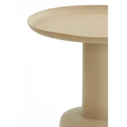 Light & Living Bijzettafel Milaki - Beige - Ø39cm