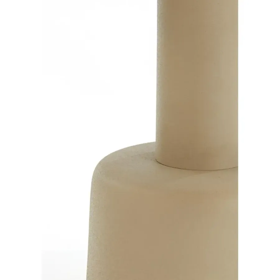 Light & Living Bijzettafel Milaki - Beige - Ø39cm