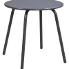 Tuintafels-Leen Bakker Bijzettafel Montreal - antraciet/metaal - 45xØ45 cm