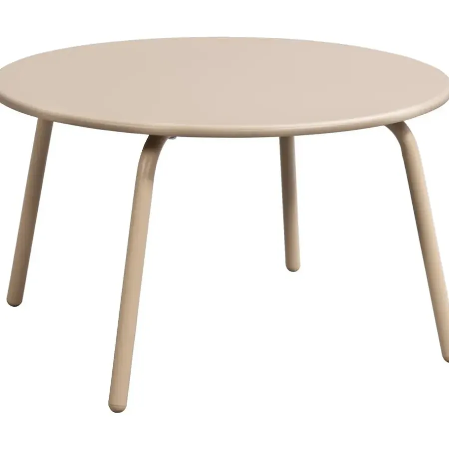 Leen Bakker Bijzettafel Montreal - zand/metaal - 36xØ60 cm