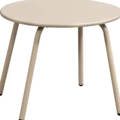 Tuintafels-Leen Bakker Bijzettafel Montreal - zand/metaal - 40xØ50 cm