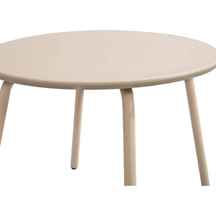 Tuintafels-Leen Bakker Bijzettafel Montreal - zand/metaal - 40xØ50 cm