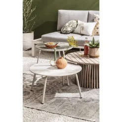 Leen Bakker Bijzettafel Saône - acacia - 35xØ70 cm