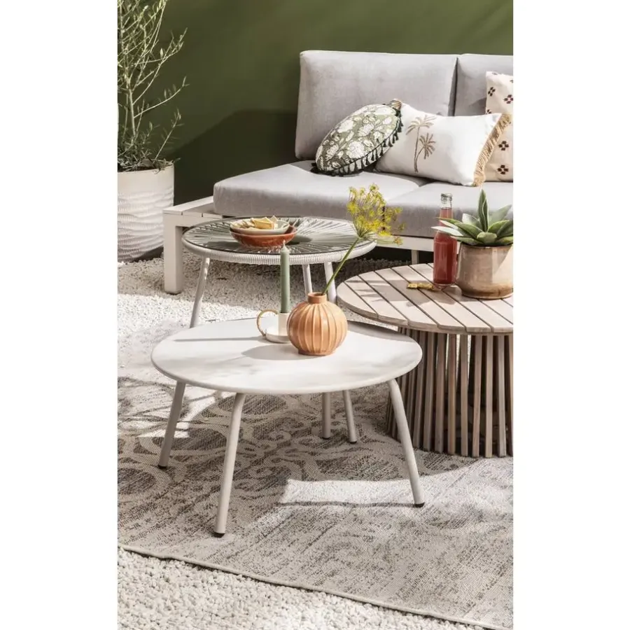 Leen Bakker Bijzettafel Saône - acacia - 35xØ70 cm