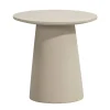 Bijzettafels-Leen Bakker Bijzettafel Thibaut - beige - Ø45x45 cm