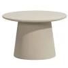 Leen Bakker Bijzettafel Thibaut - beige - 38xØ60 cm