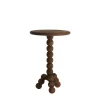Light & Living Bijzettafel Veglio - Donkerbruin - Ø35cm