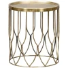 Leen Bakker Bijzettafel Verdi - messingkleur - 40xØ35 cm