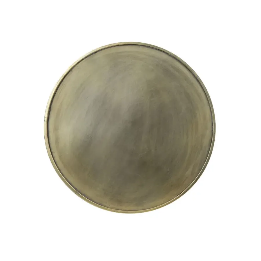 Bijzettafels-Light & Living Bijzettafel Ø51x60 cm ENVIRA antiek goud
