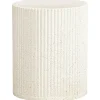 Leen Bakker Bijzettafel Zamora - beige - 48xØ40 cm