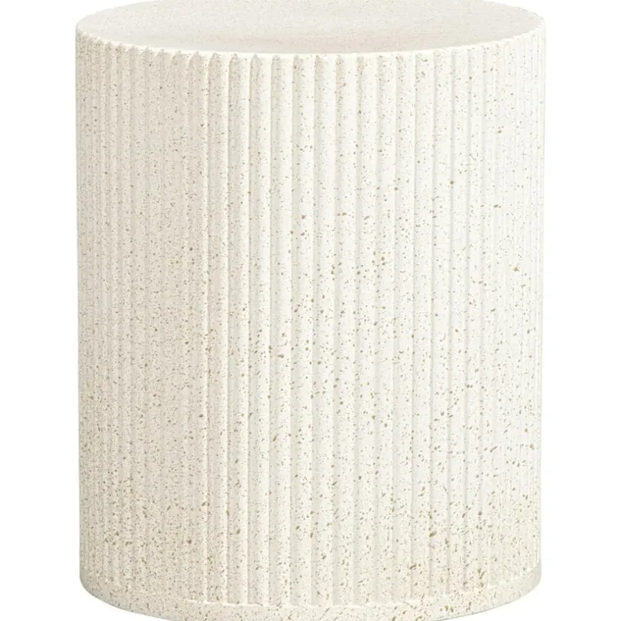 Leen Bakker Bijzettafel Zamora - beige - 48xØ40 cm