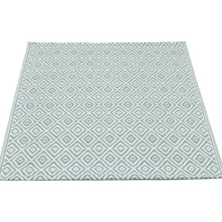Leen Bakker Binnen/buitenvloerkleed Diamond - groen - 90x150 cm
