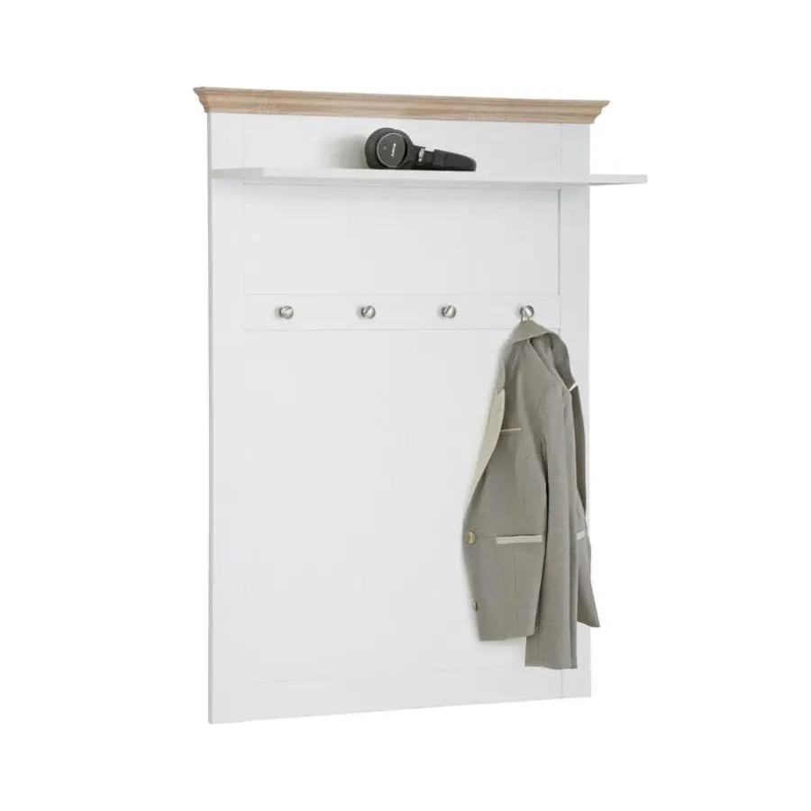 Wandplanken-Loft24 Binz - Entreepaneel wit spaanplaat