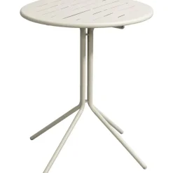 Tuintafels-Leen Bakker Bistrotafel Vence - zand - 70xØ60 cm
