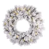 Kerstverlichting-Black Box Trees Dinsmore Kerstkrans - LED - Ø60 cm - Frosted Green