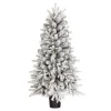 Kerstbomen-Black Box Trees Grimshaw Kunstkerstboom in Pot - H120 x Ø60 cm - Groen
