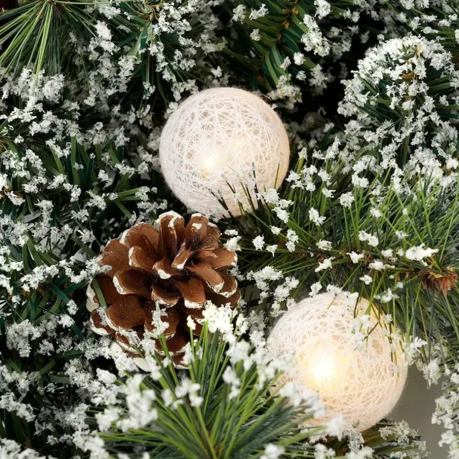 Kerstverlichting-Black Box Trees Kaprun Kerstkrans Ster met Verlichting - Ø90 cm