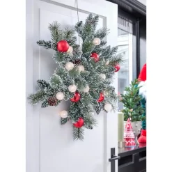 Kerstverlichting-Black Box Trees Kaprun Kerstkrans Ster met Verlichting - Ø60 cm