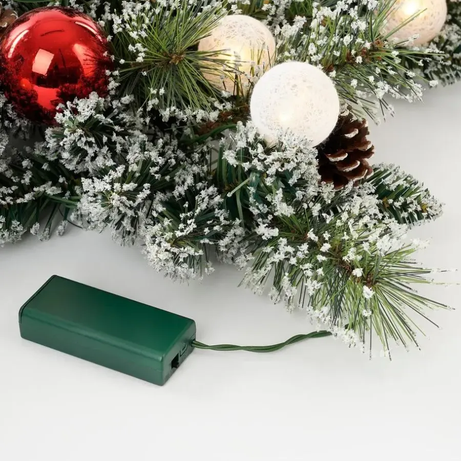 Kerstverlichting-Black Box Trees Kaprun Kerstkrans Ster met Verlichting - Ø60 cm