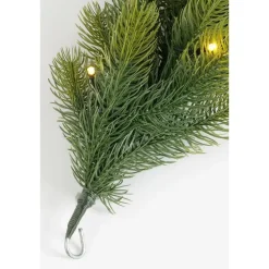 Kerstdecoratie-Black Box Trees Nagoya Guirlande met Verlichting - L270 x Ø20 cm - Groen