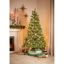 Kerstbomen-Black Box Trees Nagoya Kunstkerstboom met Verlichting - H180 x Ø108 cm